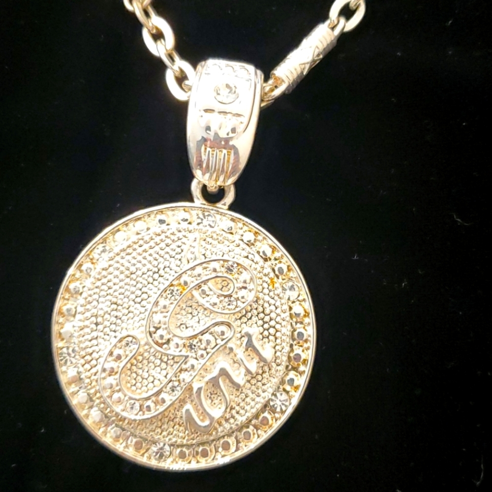 Silver G-Unit Spinner Necklace Hip-Hop